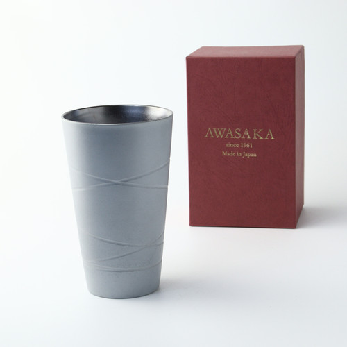 メタルカラー ガレナシルバー トールカップ | awasaka