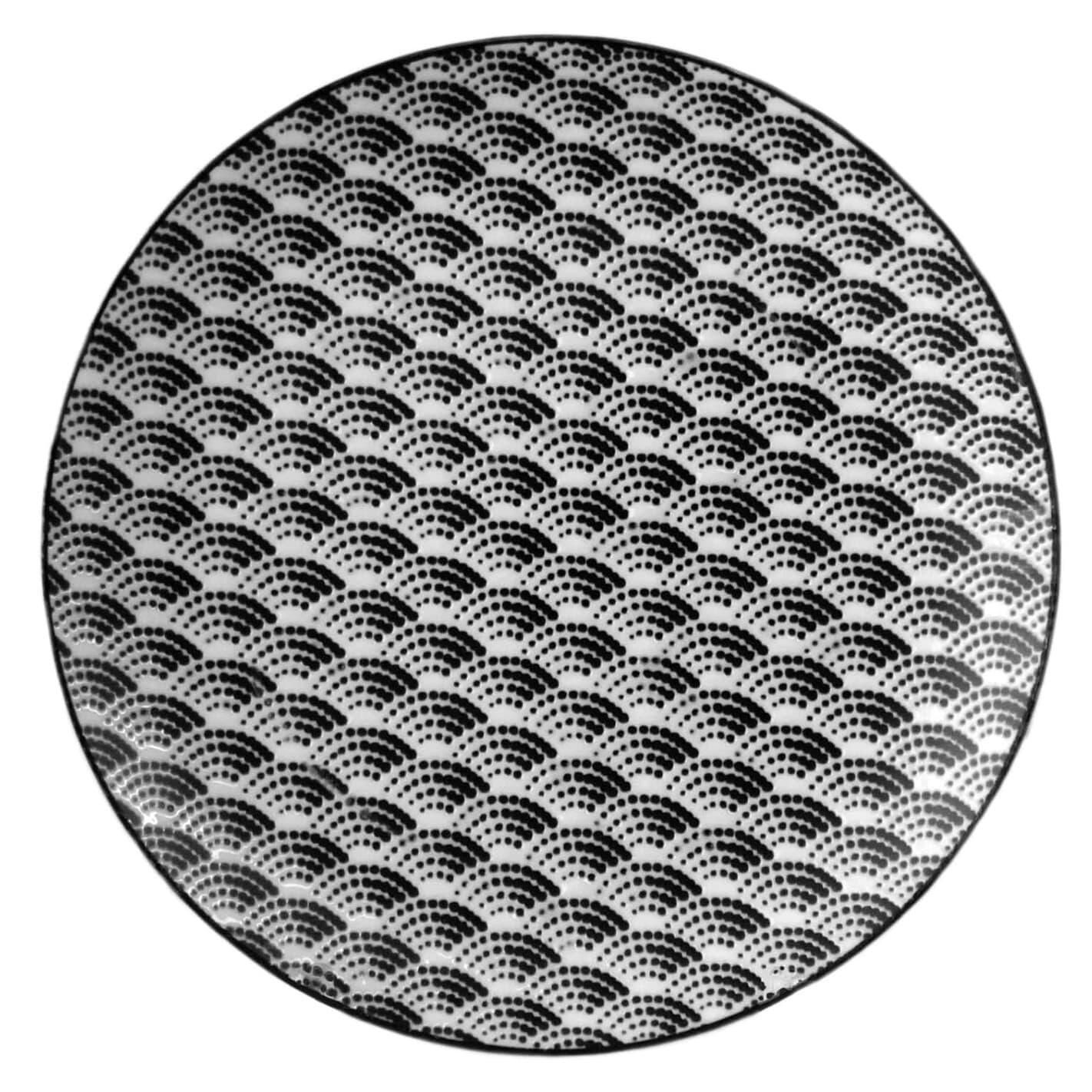 青海波 パスタ皿