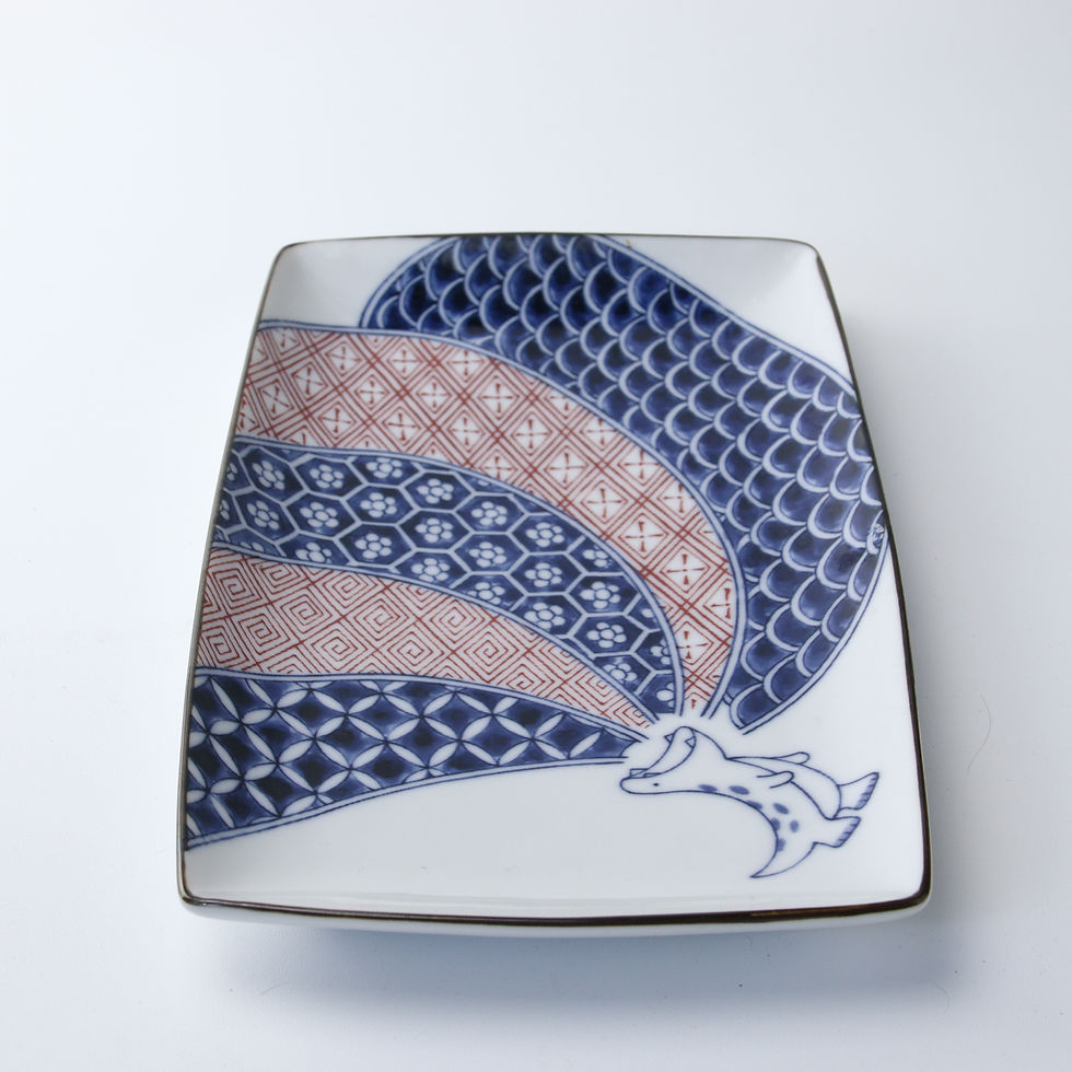 サムネイル： 江戸っ子恐竜 祥瑞竜 長角皿