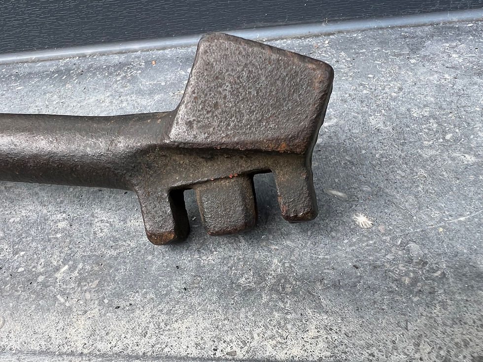 Thumbnail: WWII German tool for locking & unlocking barrel caps, 