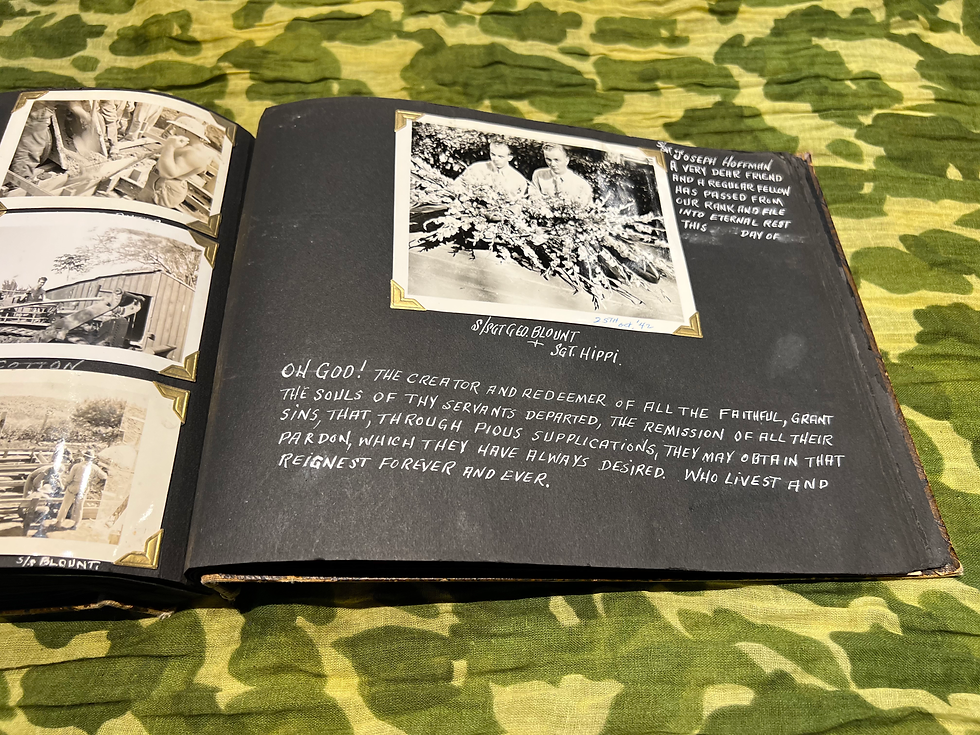 Thumbnail: Original U.S. WWII Soldier Photo Album 500 Photos – 47th Engineer