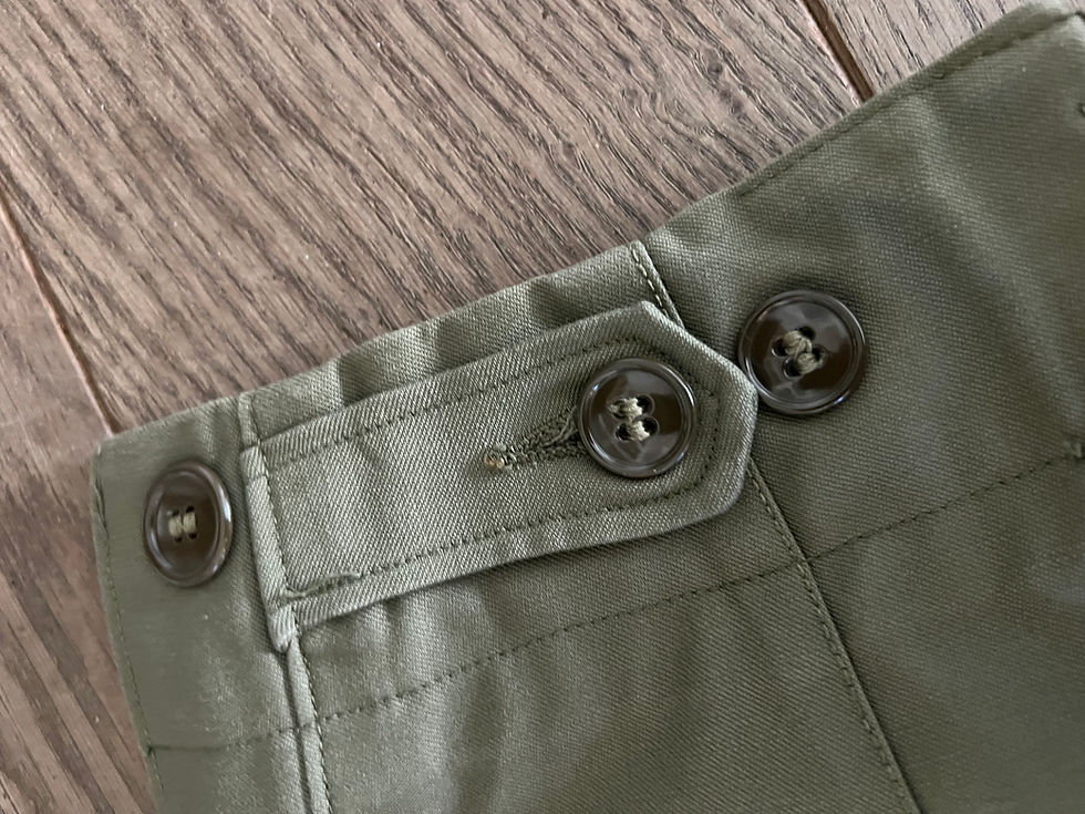 Thumbnail: WWII U.S. Army WAC “Trousers, Women, Outer Cover” – Dated 1943 – Named Example
