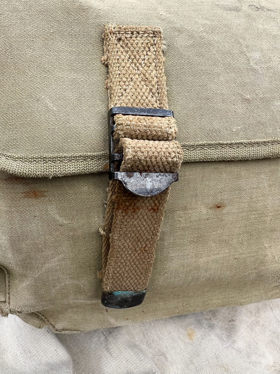 Thumbnail: Original U.S. WWII M1936 Musette Bag – Khaki Canvas