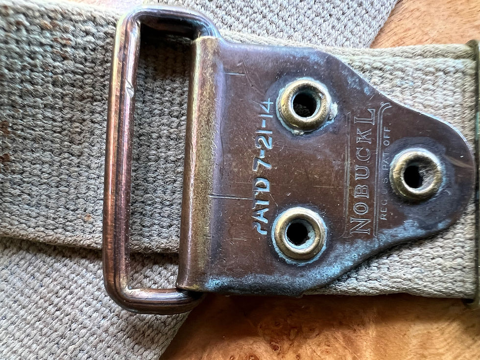 Thumbnail: Genuine US Nobuckl Thompson Submachine Gun M1914 Sling. 