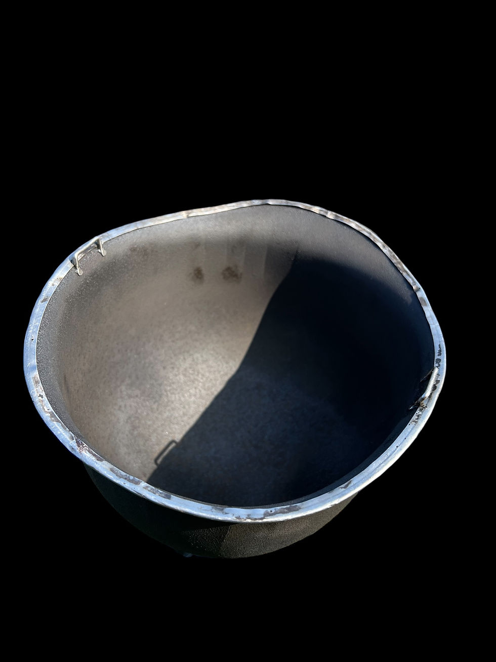 Thumbnail:  Early WWII U.S. M1 Helmet – Fixed Bale / Front Seam – 1941–1943 Production