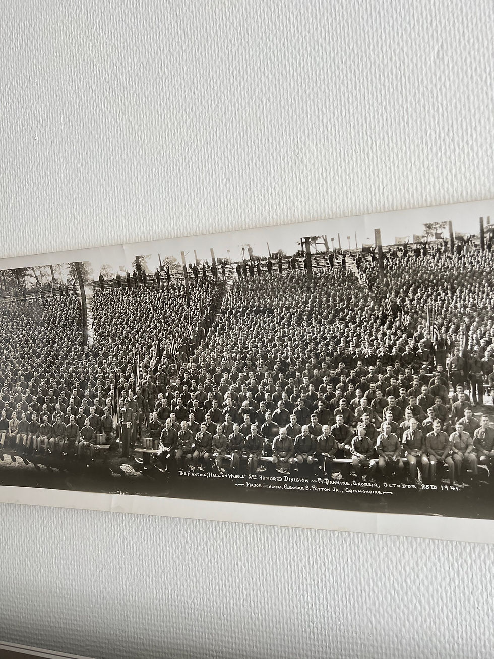 Thumbnail: WWII Panoramic photo 2nd Armored Division 