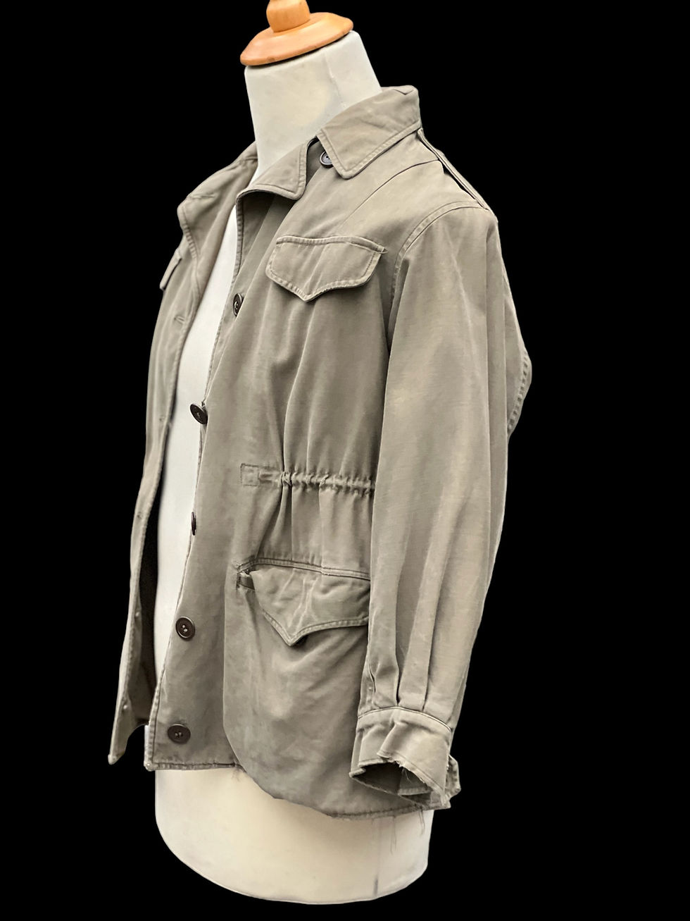 Thumbnail: WW2 US Army Military WOMAN'S M1943 M43 FIELD JACKET