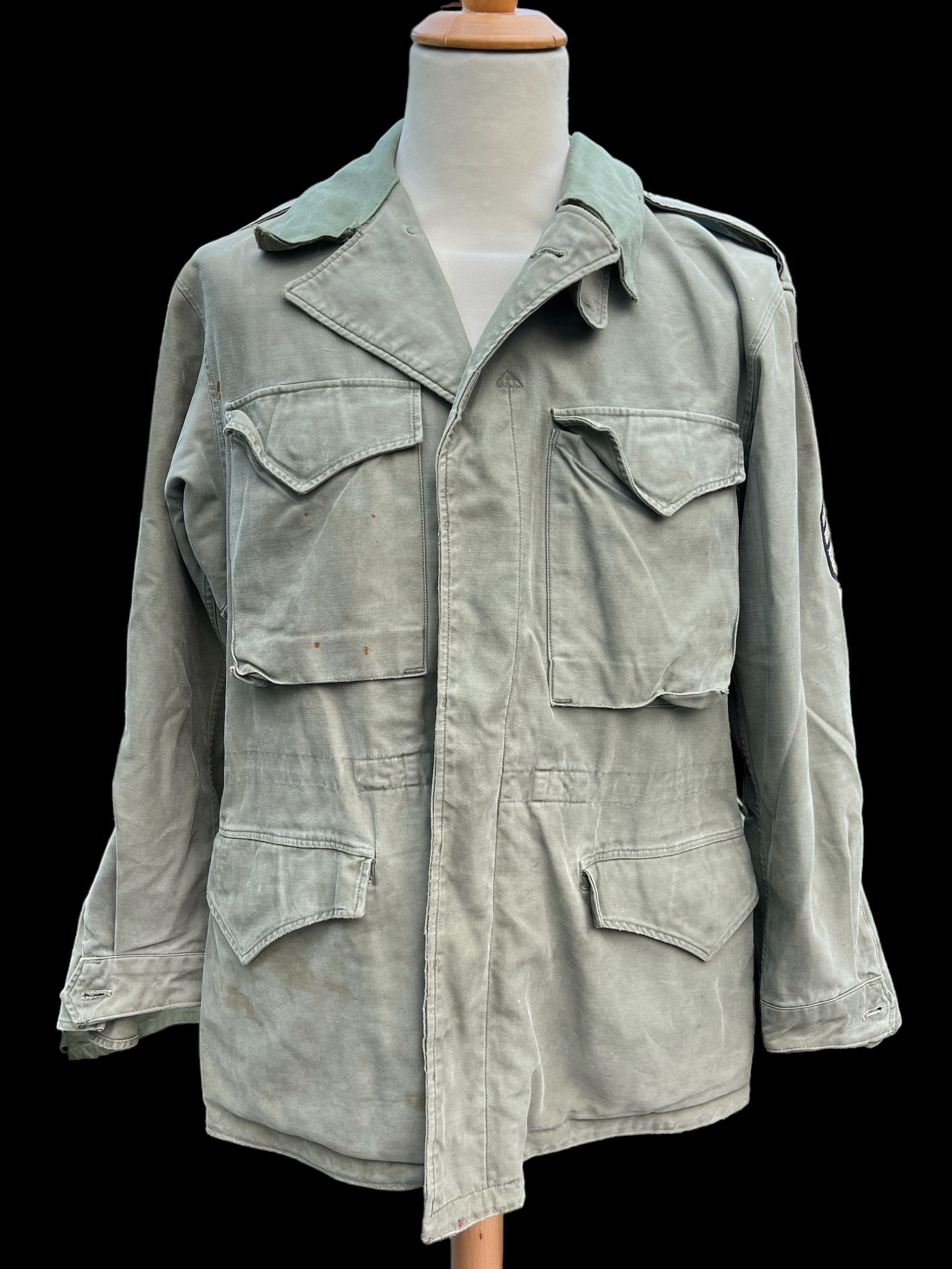 WWII M43 Jacket , Staff Sergeant, 4th Infantry Division