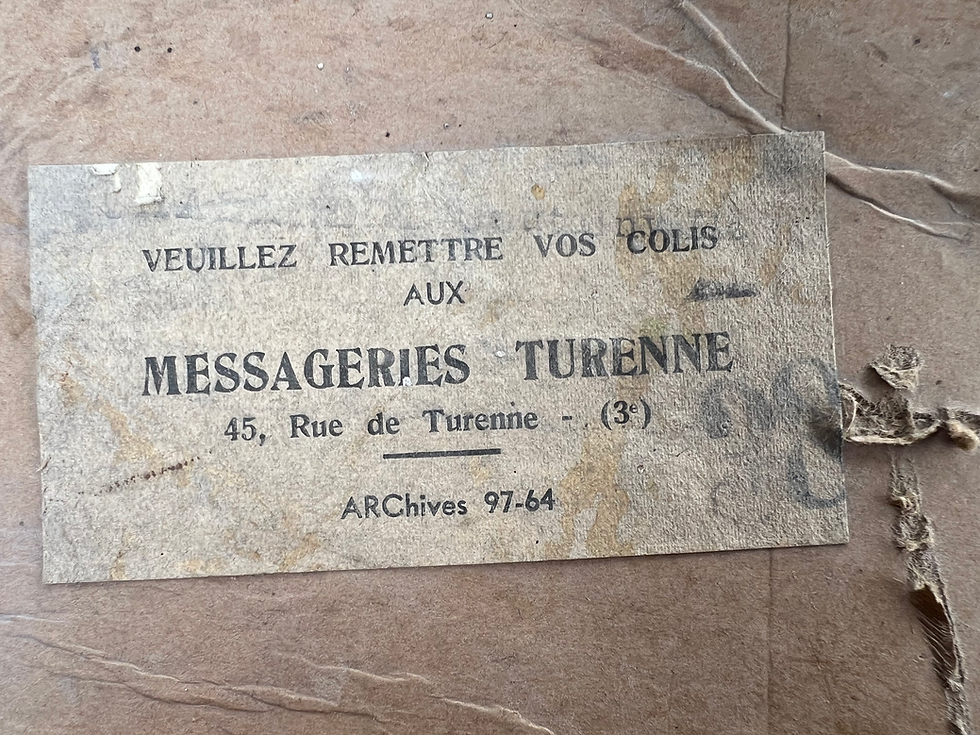 Thumbnail: Original 1943 WW2 U.S. Military Shipping Box – With Liberation-Era French Addres