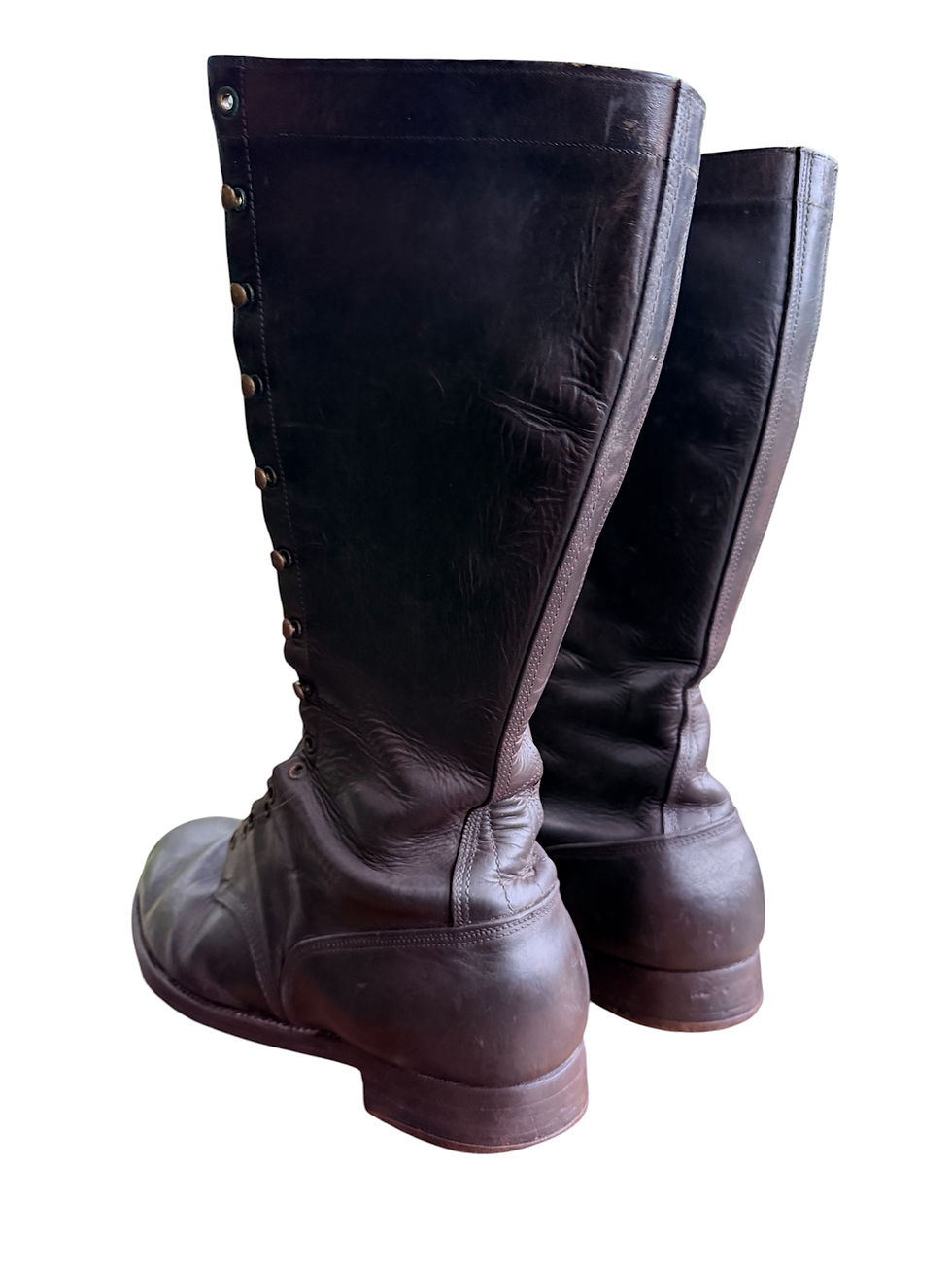 Thumbnail: RARE ORIGINAL WWII US OFFICER BOOTS – DATED 12 SEPTEMBER 1941