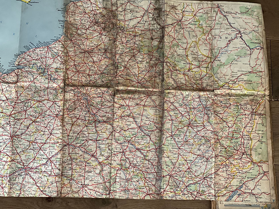 Thumbnail: Named Capt’ Hudgins US WW2 Road Map Corps of Engineers U.S. Army