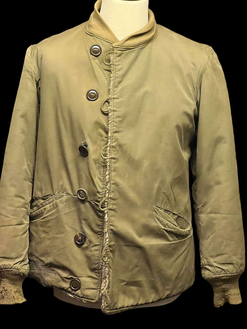 Thumbnail: US WWII M-1943 Field Pile Jacket with Fur Liner M42 WW2 Parka Uniform
