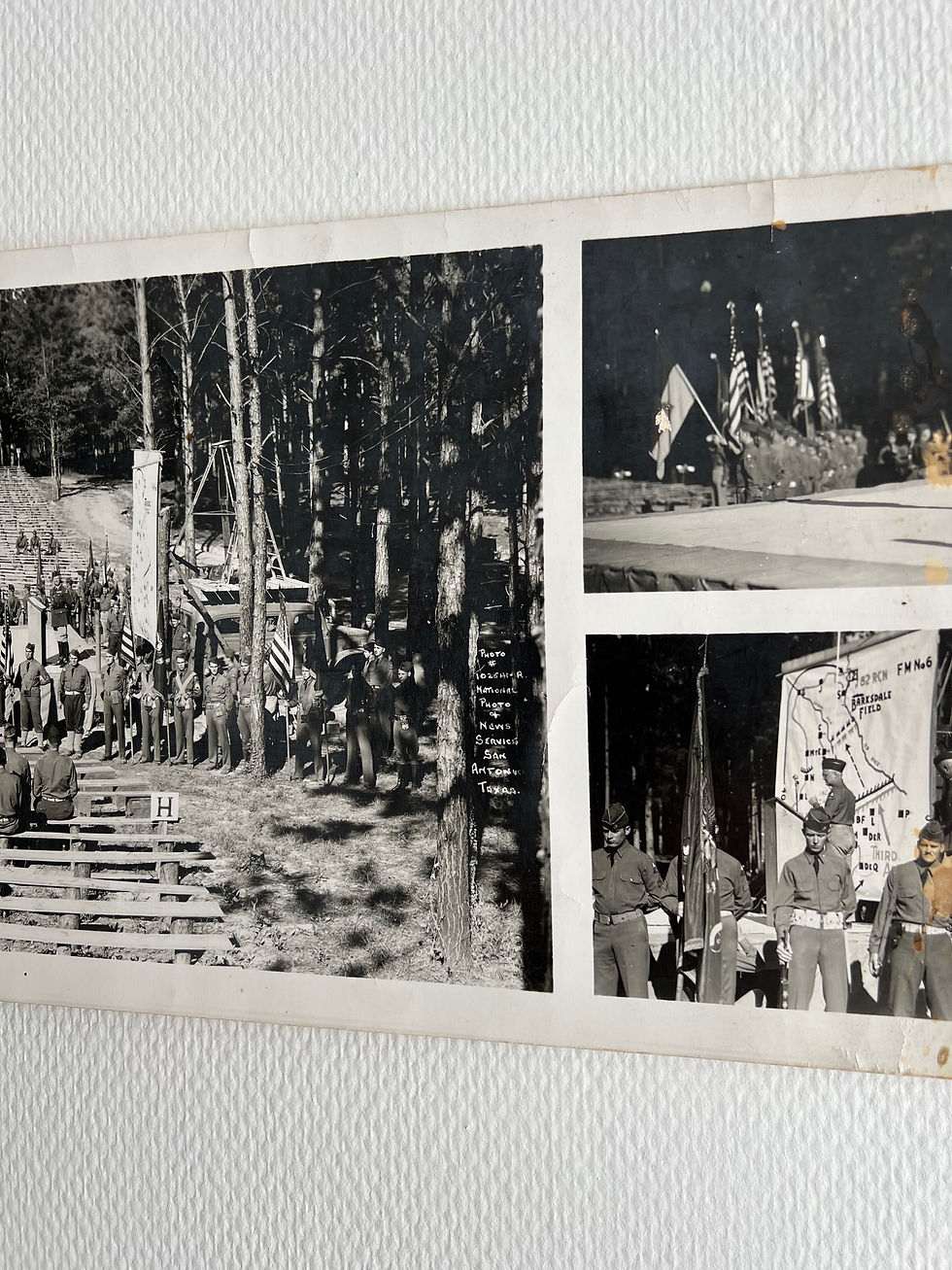 Thumbnail: WWII Panoramic photo 2nd Armored Division