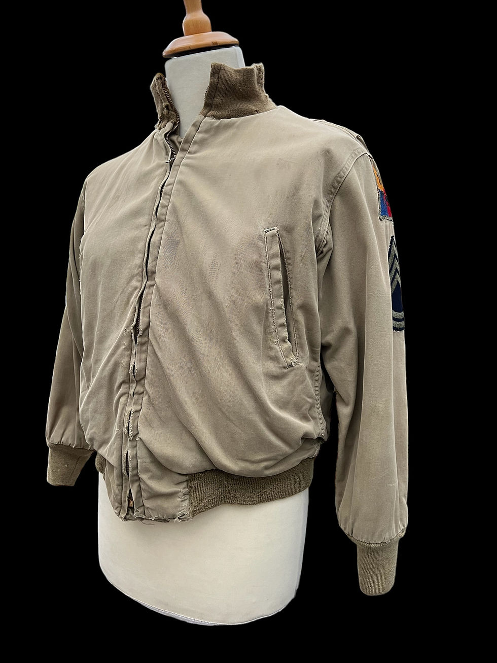 Thumbnail: Originele wwII Tanker jacket  2 nd Armored 