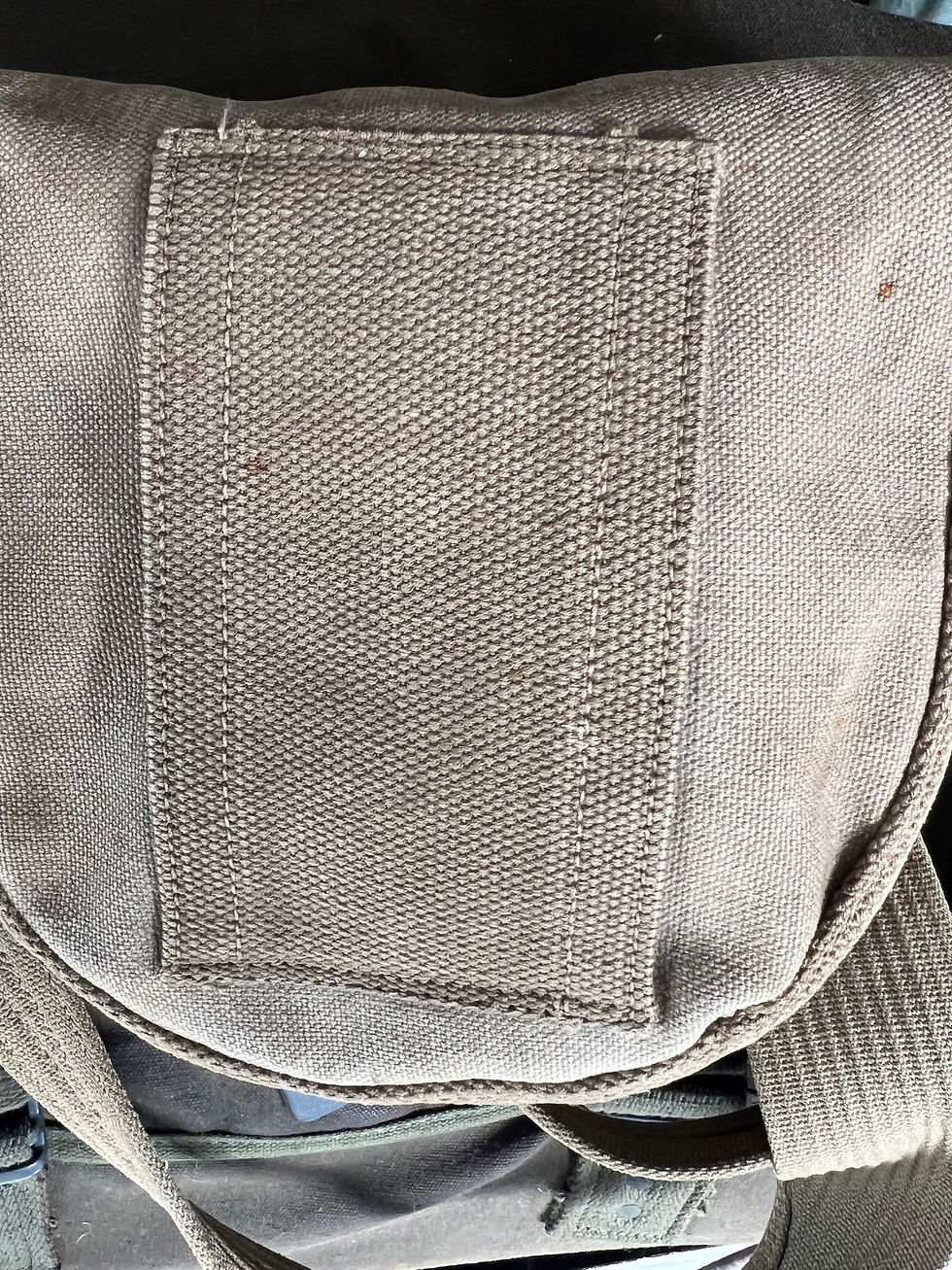 Thumbnail: ORIGINAL WORLD WAR 2 THOMPSON SUBMACHINE GUN POUCH FOR 50 ROUND DRUM 