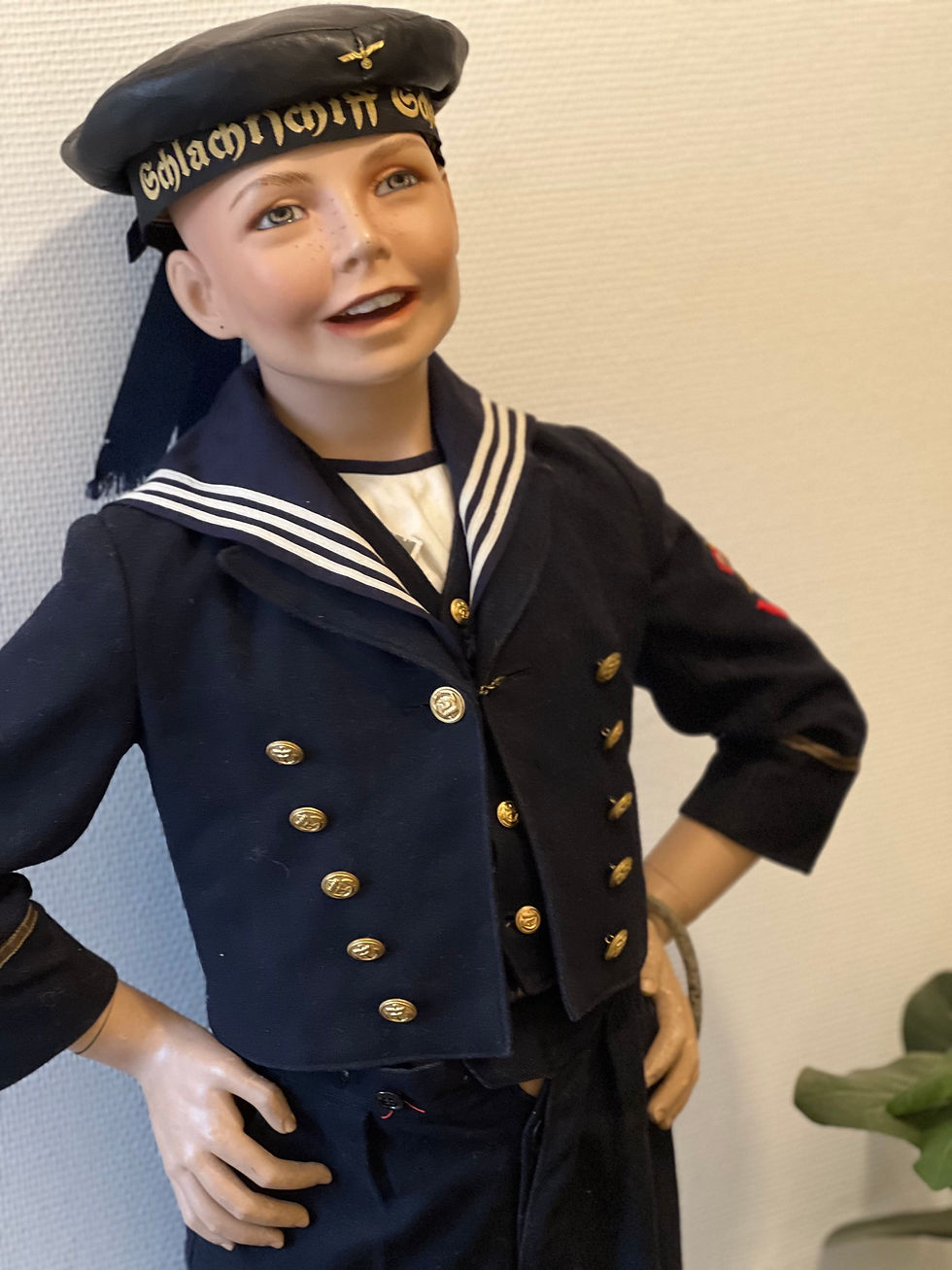 Thumbnail: Original WWII 1942 German Kriegsmarine children's uniform set