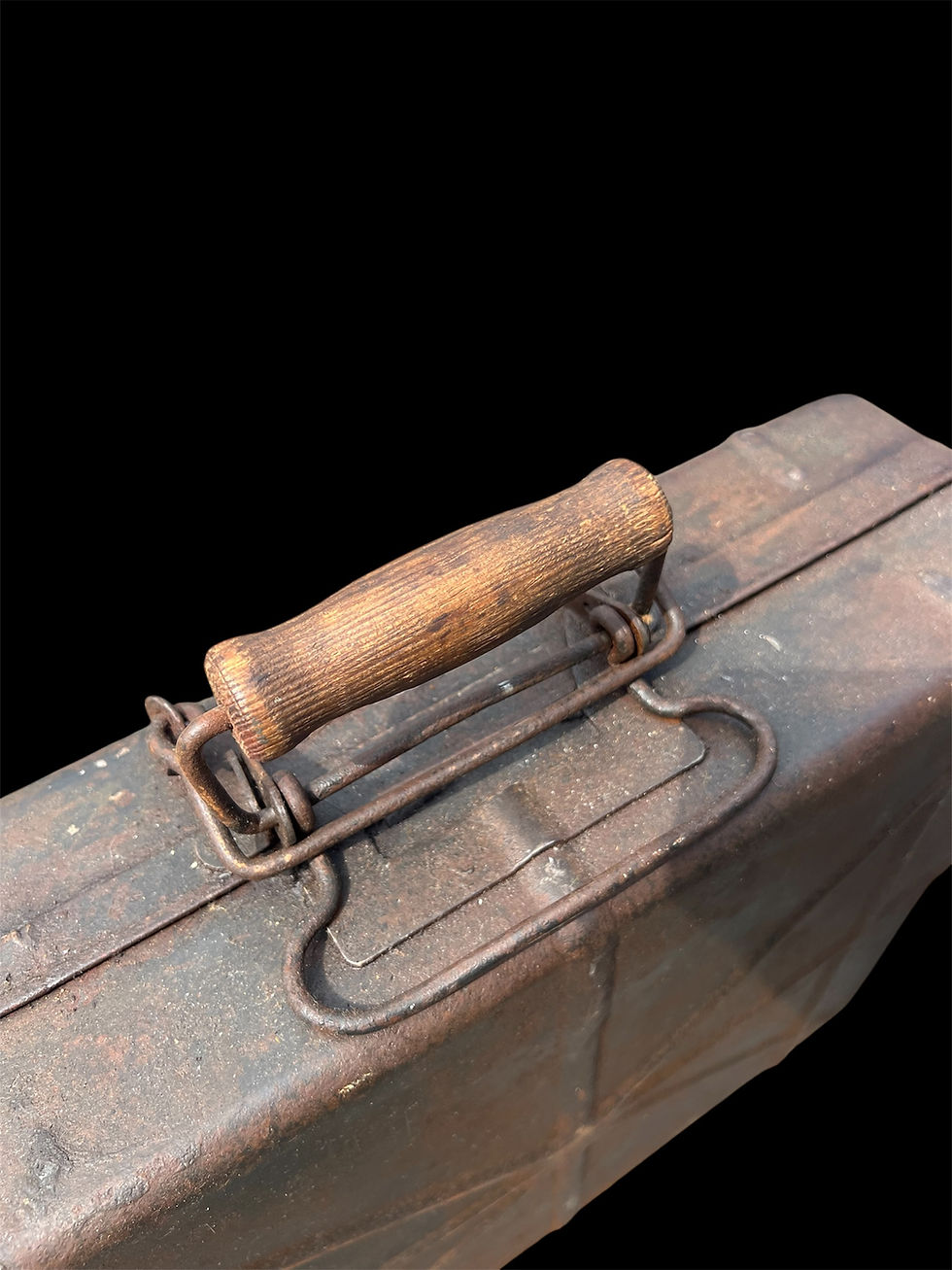 Thumbnail: Original German WWII Flak Ammunition Transport Box – Normandy Find