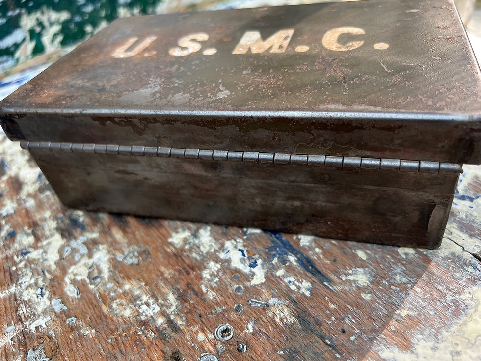 Thumbnail: Original WWII USMC JEEP First Aid kit 