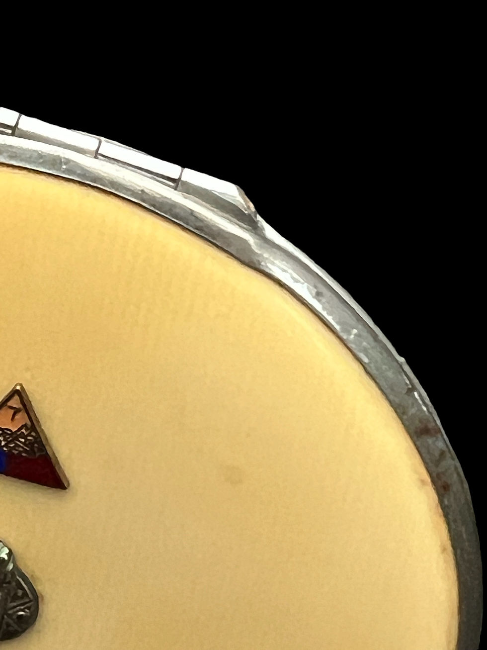 Thumbnail: WW II SWEETHEART MILITARY POWDER SWEETHEART MIRROR 