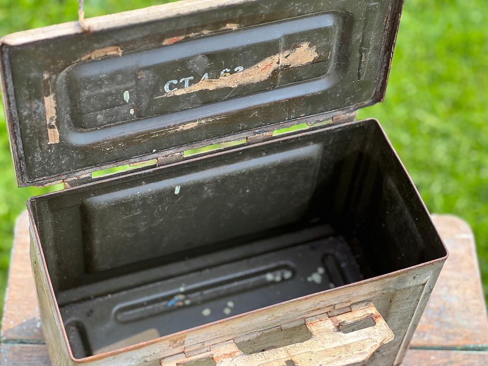 Thumbnail: Original WW2 US Army Medic Box – Converted Ammo Chest – Normandy Origin