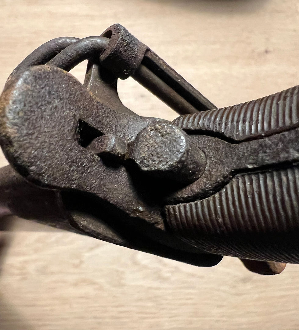 Thumbnail: RARE! US M1 Garand Bayonet with Brown Grips Original
