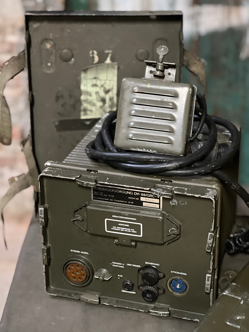 Thumbnail: Complete -GRC-9 Radio Set + Original MT-351 Mounting Plates (Rare!)