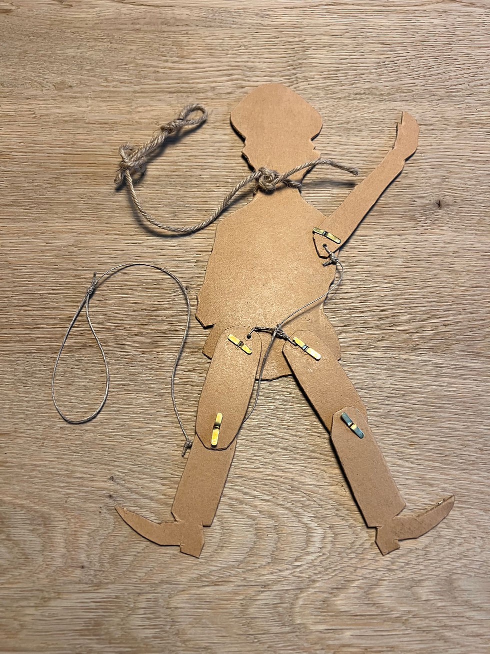 Thumbnail: Original WWII German Anti-Propaganda Marionette 