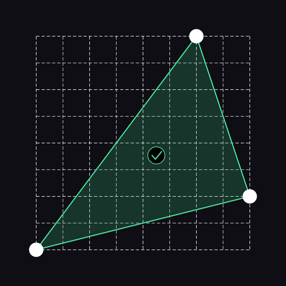 free educational area game grid points polygon challenge for students