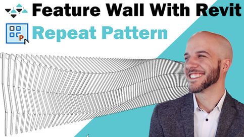 Feature Wall Using Revit Adaptive Components and Repeat Pattern Tool
