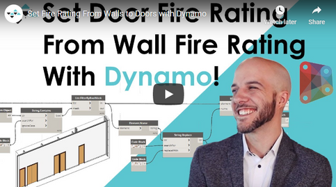 Set Fire Rating of Doors From Walls With Dynamo
