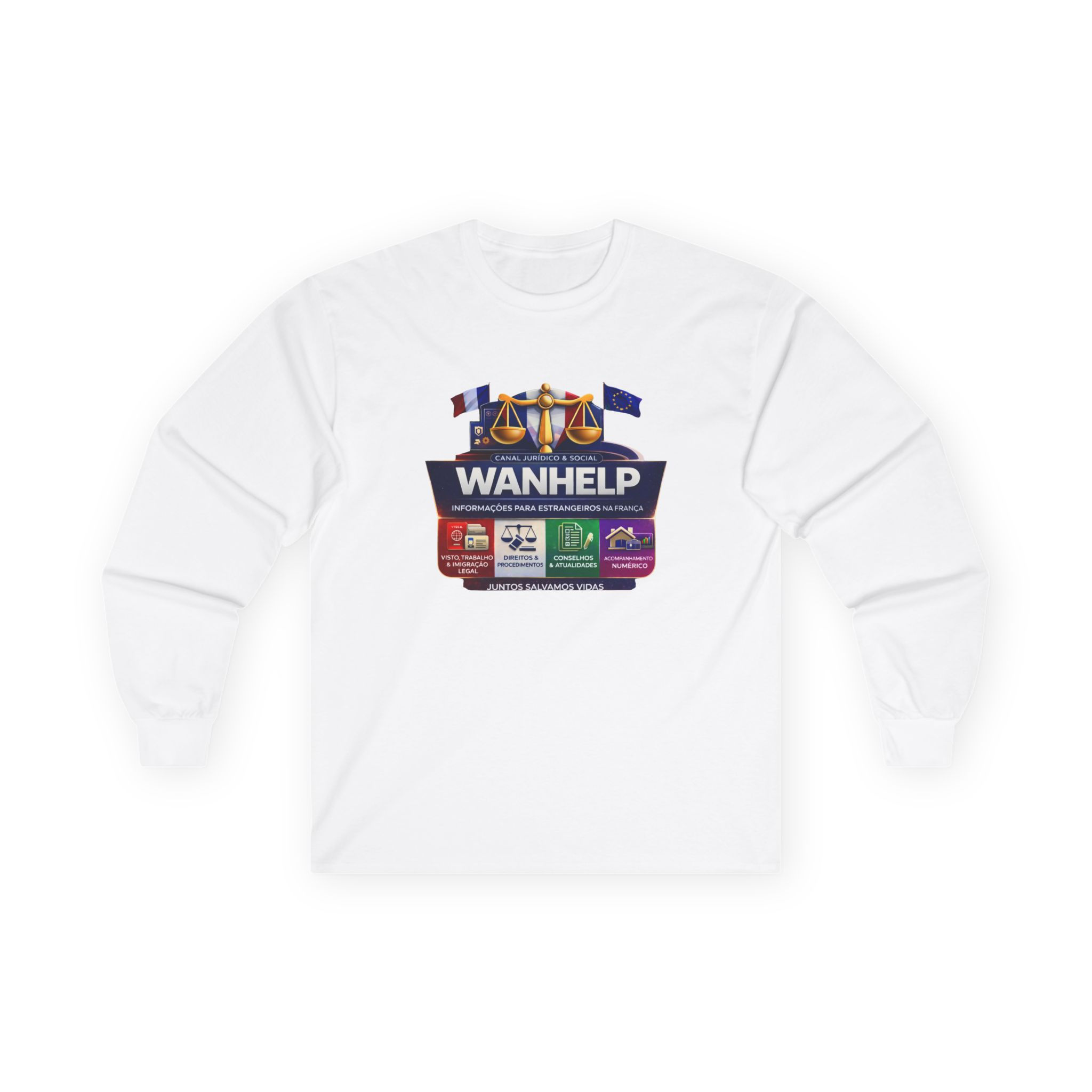 WanHelp Support Long Sleeve Tee