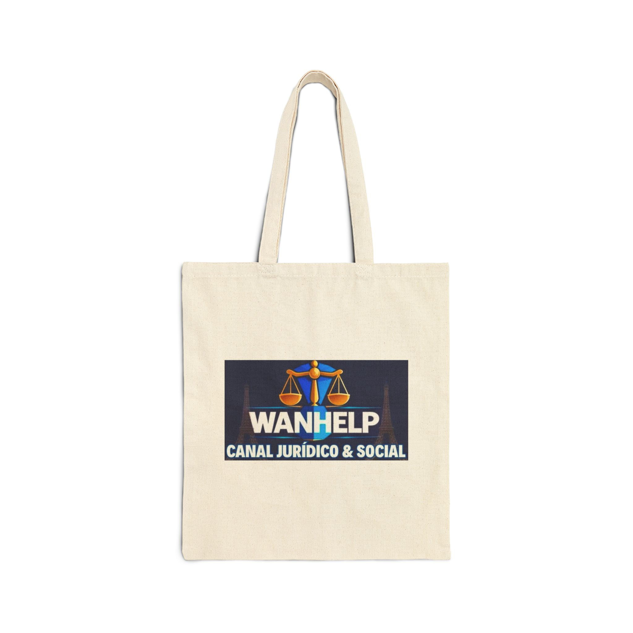 Tote Bag — WANHELP Canal Jurídico & Social Logo Tote