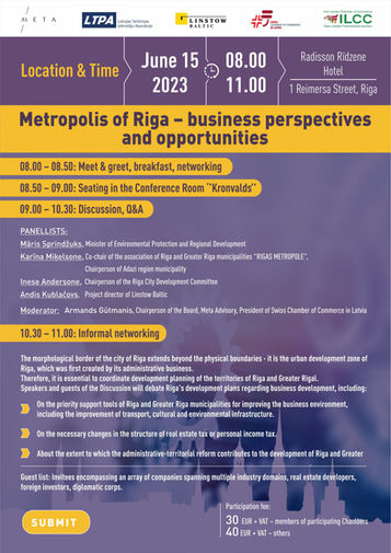 RIGA METROPOLIS: BUSINESS PERSPECTIVES AND OPPORTUNITIES