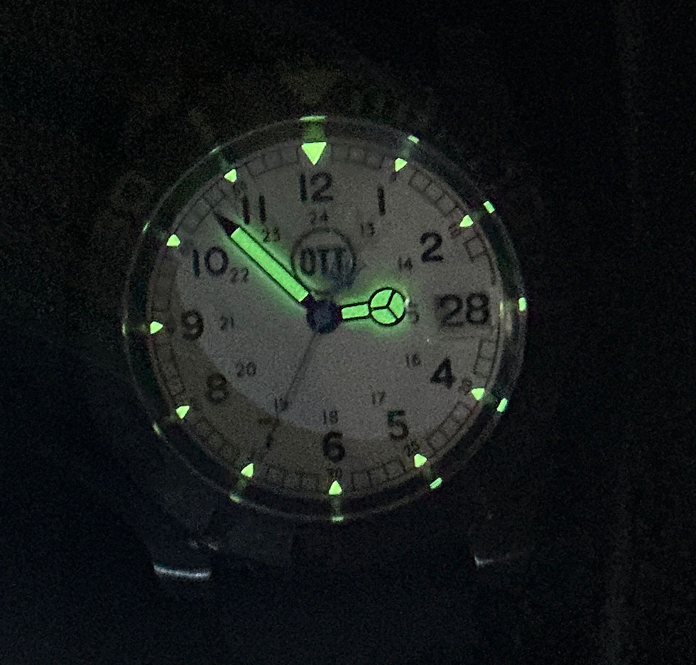 Thumbnail: Modern Rugged Tactical Dive Watch (Blackout Diver Day)