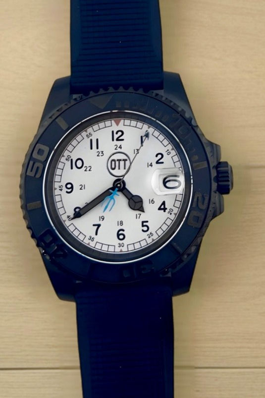 Thumbnail: Modern Rugged Tactical Dive Watch (Blackout Diver Day)