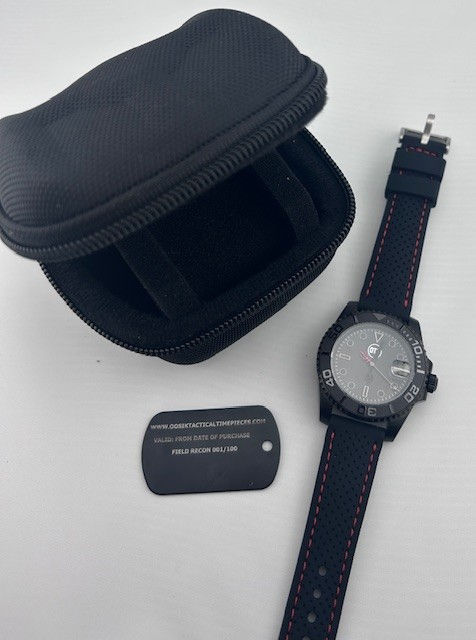 Thumbnail: Modern Rugged Tactical Dive Watch (Blackout Diver Night) Limited Run of only 100