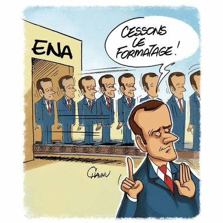 actu en image : ENA=Formatage ?