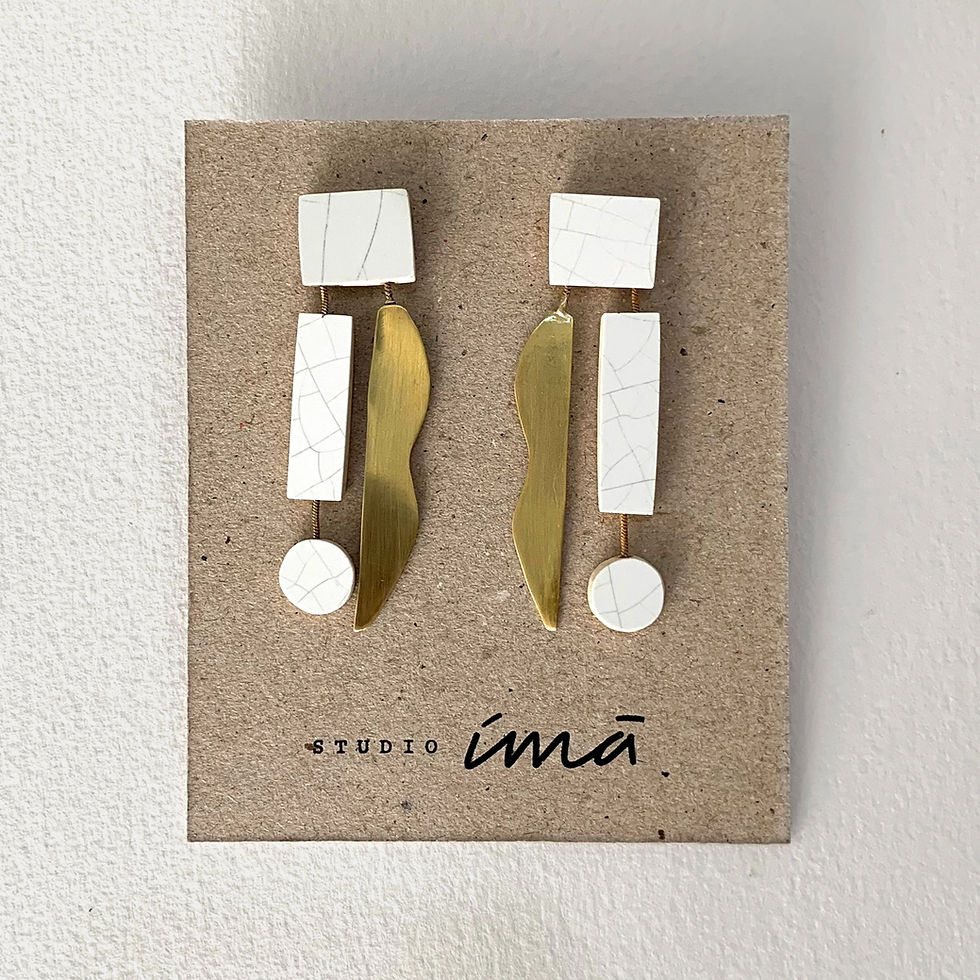 Thumbnail: White Copper Earring