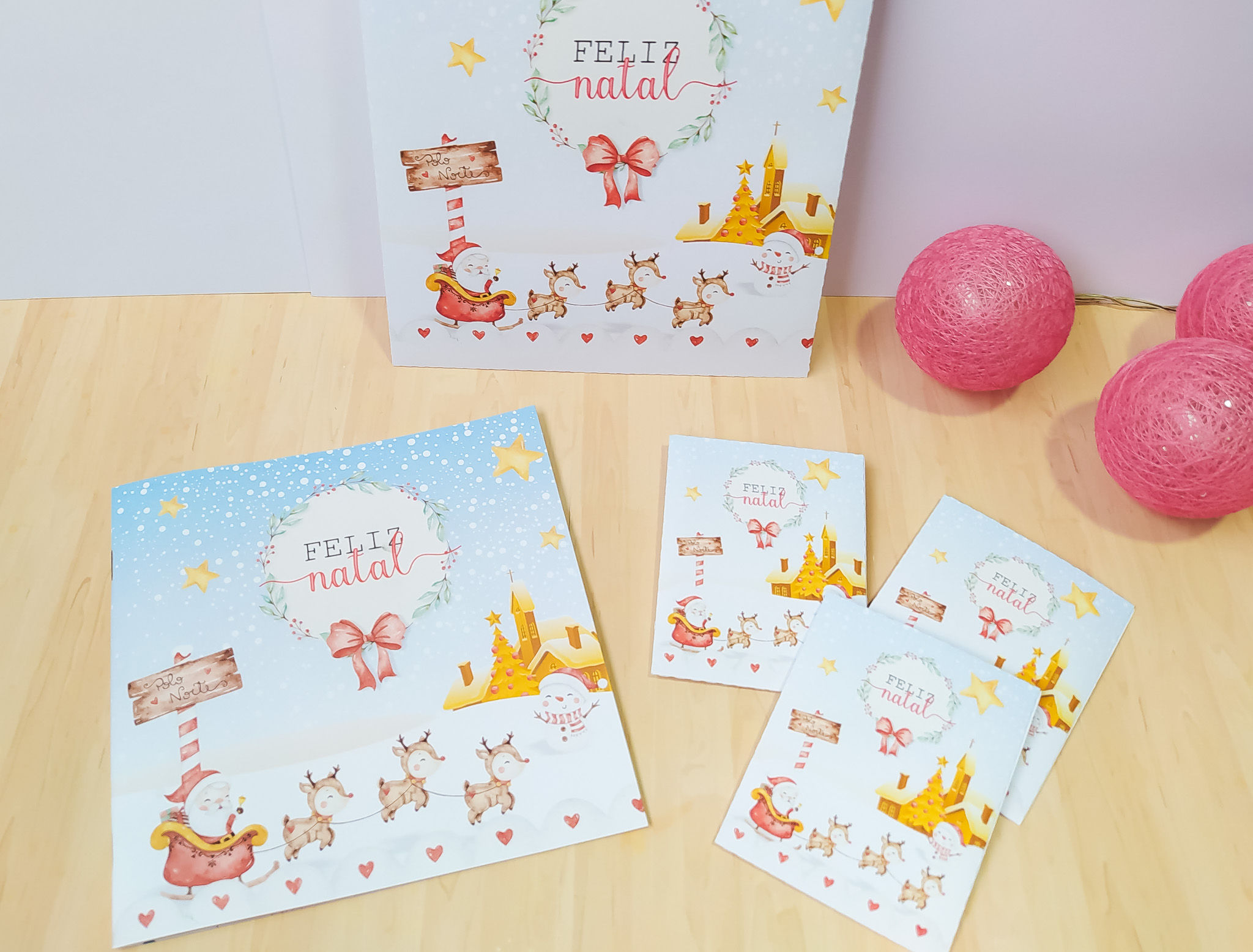 Álbum de figurinhas Personalizado Feliz Natal