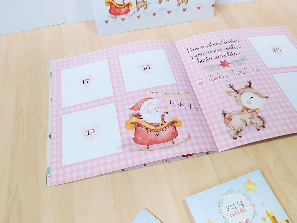 Miniatura: Álbum de figurinhas Personalizado Feliz Natal