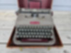 typewriter front view