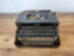 typewriter front view