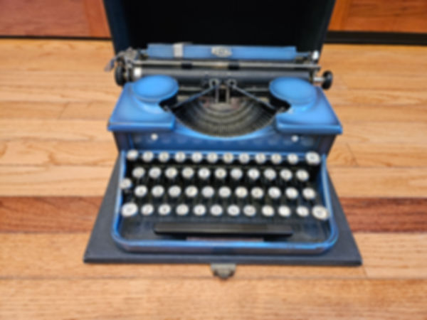 typewriter front view