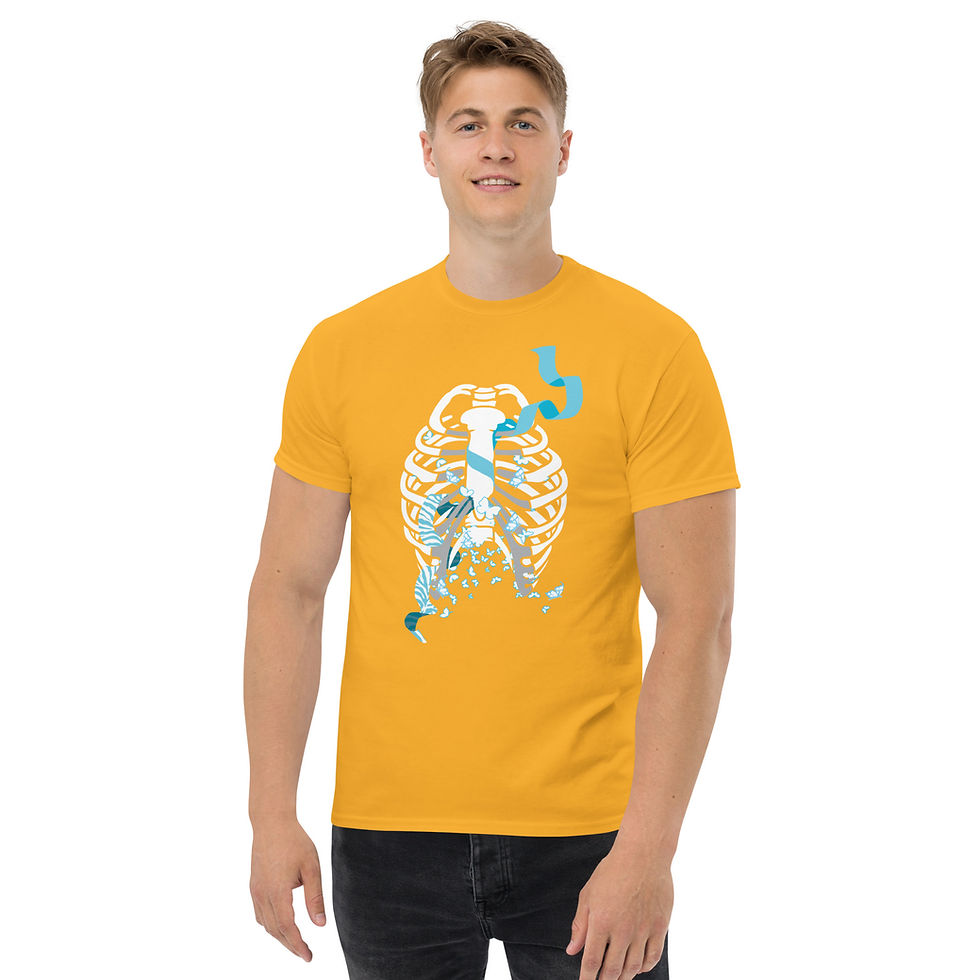 Miniature : Rib Cage & Ribbon  (Classic Tee)