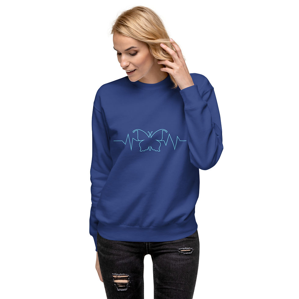 Miniatura: Heart Beat Butterfly (Sweatshirt)