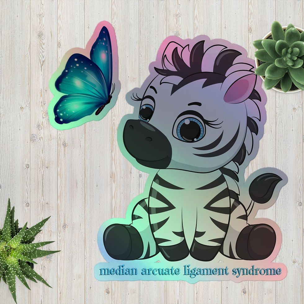 Miniature : Chibi Zebra & Butterfly (Holographic Stickers)