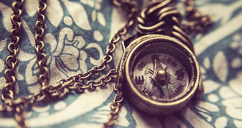 Vintage Compass symbolizing exploration in therapy