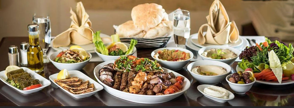 Wide angle view of a traditional Turkish kitchen with regional specialties