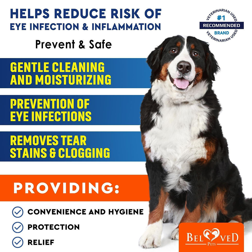 Thumbnail: Cat Dog Eye Wash Wipes Tear Stain Remover Cleaner Eye Infection Treatment 120Pad