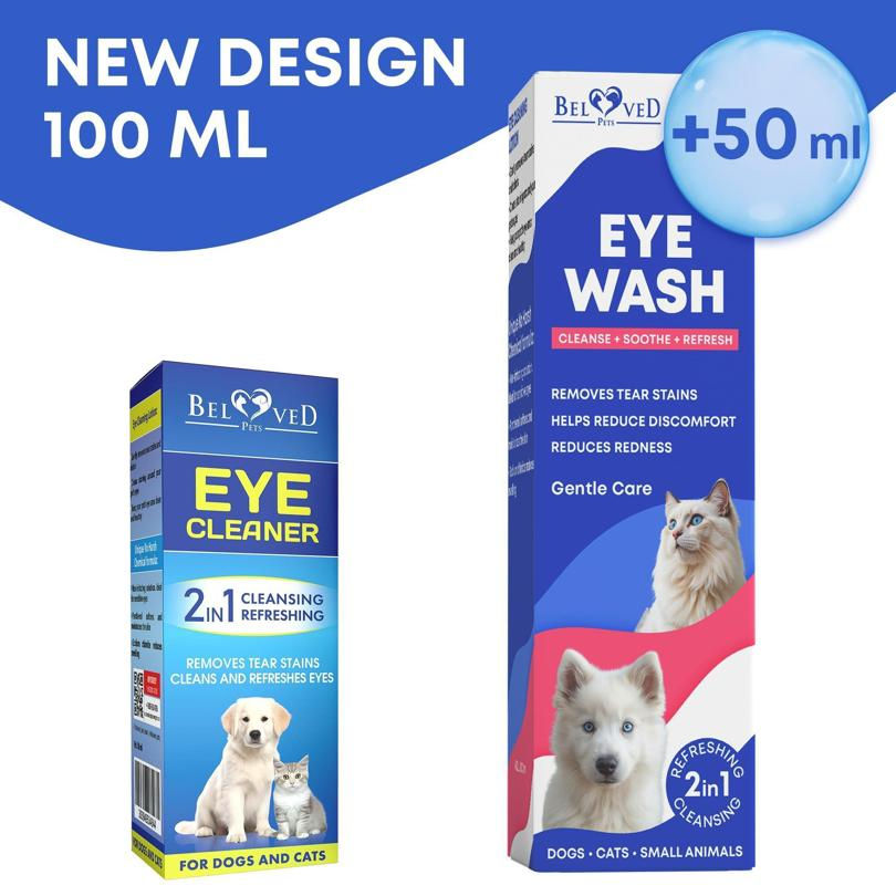 Thumbnail: Cat Dog Eye Wash Drops Tear Stain Remover Cleaner Eye Infection Treatment